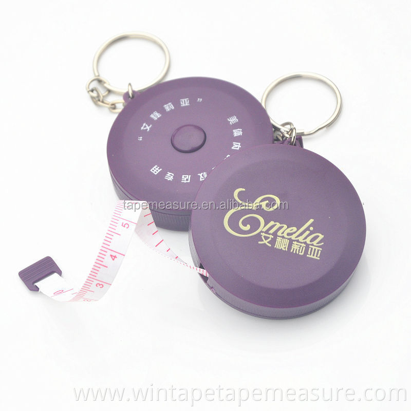 promotional key chain tape measure,gift measuring tape key ring